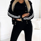 🔥Women's baseball-style jacket, pants, and vest set