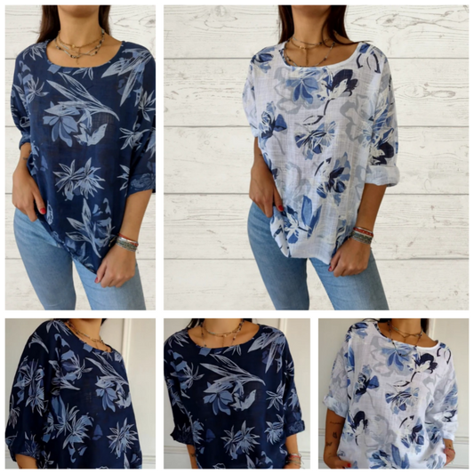 Women's Printed Casual Round Neck T-Shirt