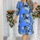 🔥Last Day Sale 49%💝Women's Floral Print Knee-Length Dress