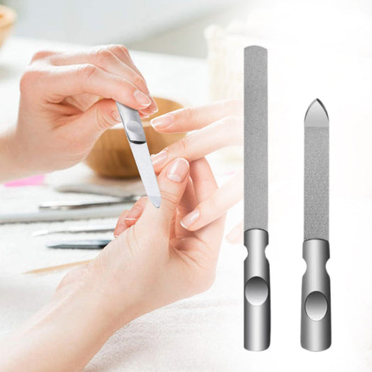 💅Buy 2 Get 1 Free💖Double Sided Stainless Steel Nail File