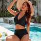 🍹Summer Hot Sales 50%OFF☀️Tummy Control Bathing Suits Modest High Waisted Bikini Sets