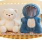Plush Stuffed Bear Toy with Suit for Children