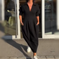 💖Limited Sale 50% OFF💖Women's V-Neck Lapel Waist Midi Dress