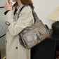 Women's Soft PU Leather Multi-Pocket Tote Bag