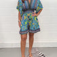 Plant Bold Printed Casual Romper