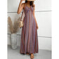 Printed Cami Maxi Dress with Side Split