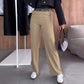 Women's Solid Color Draped Pants