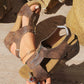Women's Trendy Open Toe Wedge Sandals