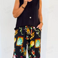 Sleeveless Top & Wide-Leg Pants 2-Piece Set