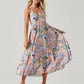 Women's Fashion V-Neck Sleeveless Printed Dresses