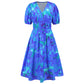 Women's V-neck Printed Casual Dress