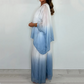 Mesh Mix Dip Dye Loose Flowy Top & Trouser Set