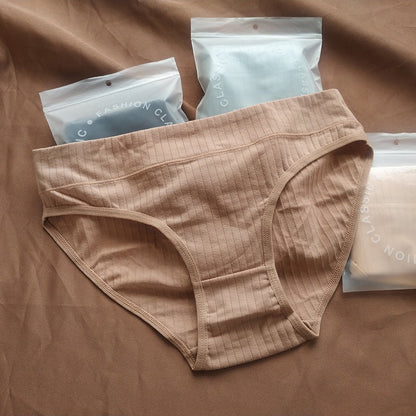Women’s Middle Waist Soft Breathable Briefs