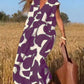 V-Neck Print Dress