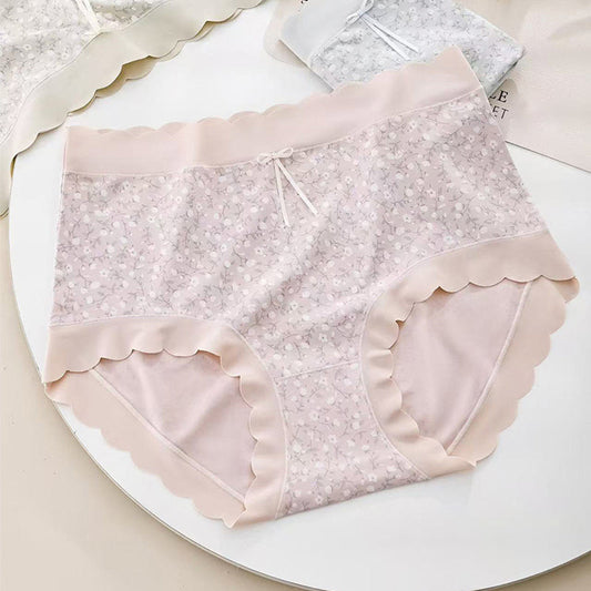 Women's Plus Size Elastic Comfort Floral Panties