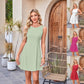 🌙 Free Moon & Star Necklace for first 100 orders! 🎁Women's Sleeveless Waist-Cinching Mini Dress-Buy 2 Get 10% Off