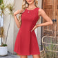 🌙 Free Moon & Star Necklace for first 100 orders! 🎁Women's Sleeveless Waist-Cinching Mini Dress-Buy 2 Get 10% Off