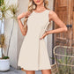 🌙 Free Moon & Star Necklace for first 100 orders! 🎁Women's Sleeveless Waist-Cinching Mini Dress-Buy 2 Get 10% Off