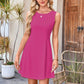 🌙 Free Moon & Star Necklace for first 100 orders! 🎁Women's Sleeveless Waist-Cinching Mini Dress-Buy 2 Get 10% Off