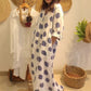 Women’s Casual Polka Dot V-Neck Loose Fit Dress