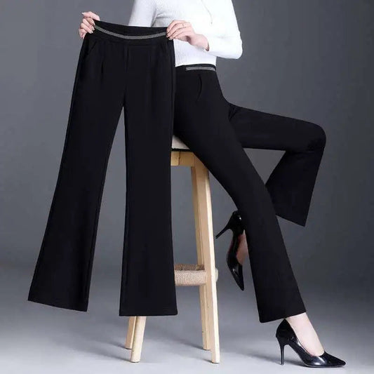 ⏳ Limited time 50% off! 💥Women's Casual High Waisted Flared Pants（The more you buy, the higher the discount）