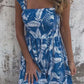 Women's Printed Sleeveless Maxi Dress