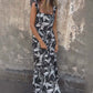 Women's Printed Sleeveless Maxi Dress
