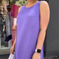 💜Limited Sale 50% OFF💜Women's Purple Sleeveless Loose Fit Maxi Dress