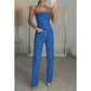 Women's Glitter Top and Pants 2-Piece Set