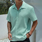 Men's Textured Button Front Shirt