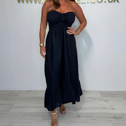 Women's Strapless Maxi Dress