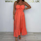 Women's Strapless Maxi Dress