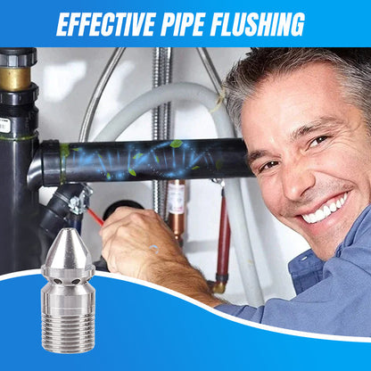 🔥Hot Sale 50%🔥Rotary High-Pressure Sewer Jetting Nozzle