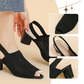Women's Fashion Breathable Hollow Out Chunky Heel Sandals