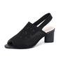 Women's Fashion Breathable Hollow Out Chunky Heel Sandals