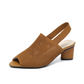 Women's Fashion Breathable Hollow Out Chunky Heel Sandals