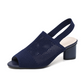 Women's Fashion Breathable Hollow Out Chunky Heel Sandals