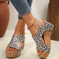 💫Women's Leopard Print Wedge Sandals👡