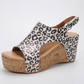💫Women's Leopard Print Wedge Sandals👡