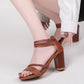Women's Holiday Casual Comfort Chunky High Heel Sandals
