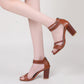 Women's Holiday Casual Comfort Chunky High Heel Sandals