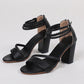Women's Holiday Casual Comfort Chunky High Heel Sandals