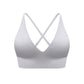 Women's Seamless Deep V-Neck Sports Bra