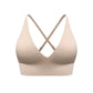 Women's Seamless Deep V-Neck Sports Bra