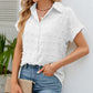 Women's Casual Short Sleeve Button Down Shirt
