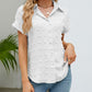 Women's Casual Short Sleeve Button Down Shirt
