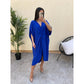 🌞2025 Summer New💕Women's V-Neck Irregular Loose Dress