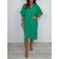 🌞2025 Summer New💕Women's V-Neck Irregular Loose Dress
