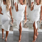 Elegant Sleeveless Slit Dress