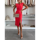 Elegant Sleeveless Slit Dress